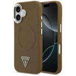 Coque Guess Hardcase Triangle Logo MagSafe pour iPhone 17 - Brown