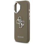 Coque Guess Hardcase Grained Big 4G Classic Logo pour iPhone 17 - Brown – Image 4