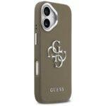 Coque Guess Hardcase Grained Big 4G Classic Logo pour iPhone 17 - Brown – Image 6