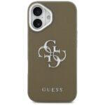 Coque Guess Hardcase Grained Big 4G Classic Logo pour iPhone 17 - Brown – Image 2