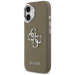 Coque Guess Hardcase Grained Big 4G Classic Logo pour iPhone 17 - Brown – Image 3