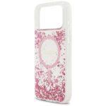 Coque Guess Liquid Glitter Flower MagSafe pour iPhone 17 Pro Max - Pink – Image 5