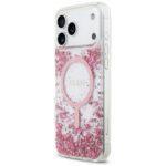 Coque Guess Liquid Glitter Flower MagSafe pour iPhone 17 Pro Max - Pink – Image 4