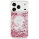Coque Guess Liquid Glitter Flower MagSafe pour iPhone 17 Pro - Pink – Image 2