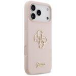 Coque Guess Silicone Big 4G Script pour iPhone 17 Pro Max - Light Pink – Image 2