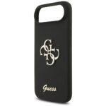 Coque Guess Silicone Big 4G Script pour iPhone Air - Black – Image 4