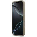 Coque Guess Silicone Big 4G Script pour iPhone 17 - Brown – Image 6