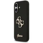 Coque Guess Silicone Big 4G Script pour iPhone 17 - Black – Image 6