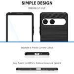 Coque Techsuit Carbon Silicone pour Sony Xperia 10 VII - Black – Image 5