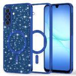 Coque Techsuit Luxury Glitter MagSafe pour Samsung Galaxy A17 5G / A17 4G - Deep Blue