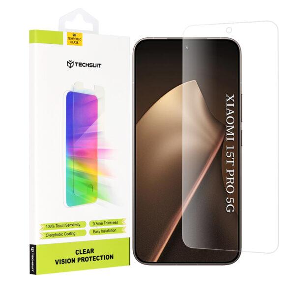 Protection d'écran Techsuit Clear Vision Glass pour Xiaomi 15T Pro - Transparent