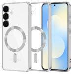 Coque Techsuit Luxury Crystal MagSafe pour Samsung Galaxy S25 FE - Silver