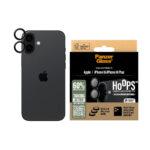 Protection d'objectif PanzerGlass® Hoops® Camera Lens Protector pour iPhone 16 / iPhone 16 Plus - Black