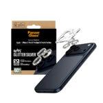 Protection d'objectif PanzerGlass® Hoops® Camera Lens Protector pour iPhone 17 Pro / iPhone 17 Pro Max / iPhone 16 Pro / iPhone 16 Pro Max - Glitter Silver – Image 4