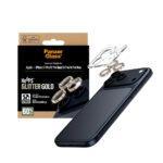 Protection d'objectif PanzerGlass® Hoops® Camera Lens Protector pour iPhone 17 Pro / iPhone 17 Pro Max / iPhone 16 Pro / iPhone 16 Pro Max - Glitter Gold – Image 4