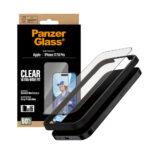 Protection d'écran PanzerGlass® Ultra-Wide Fit Screen Protector w. EasyAligner pour iPhone 17 / iPhone 16 Pro - Black