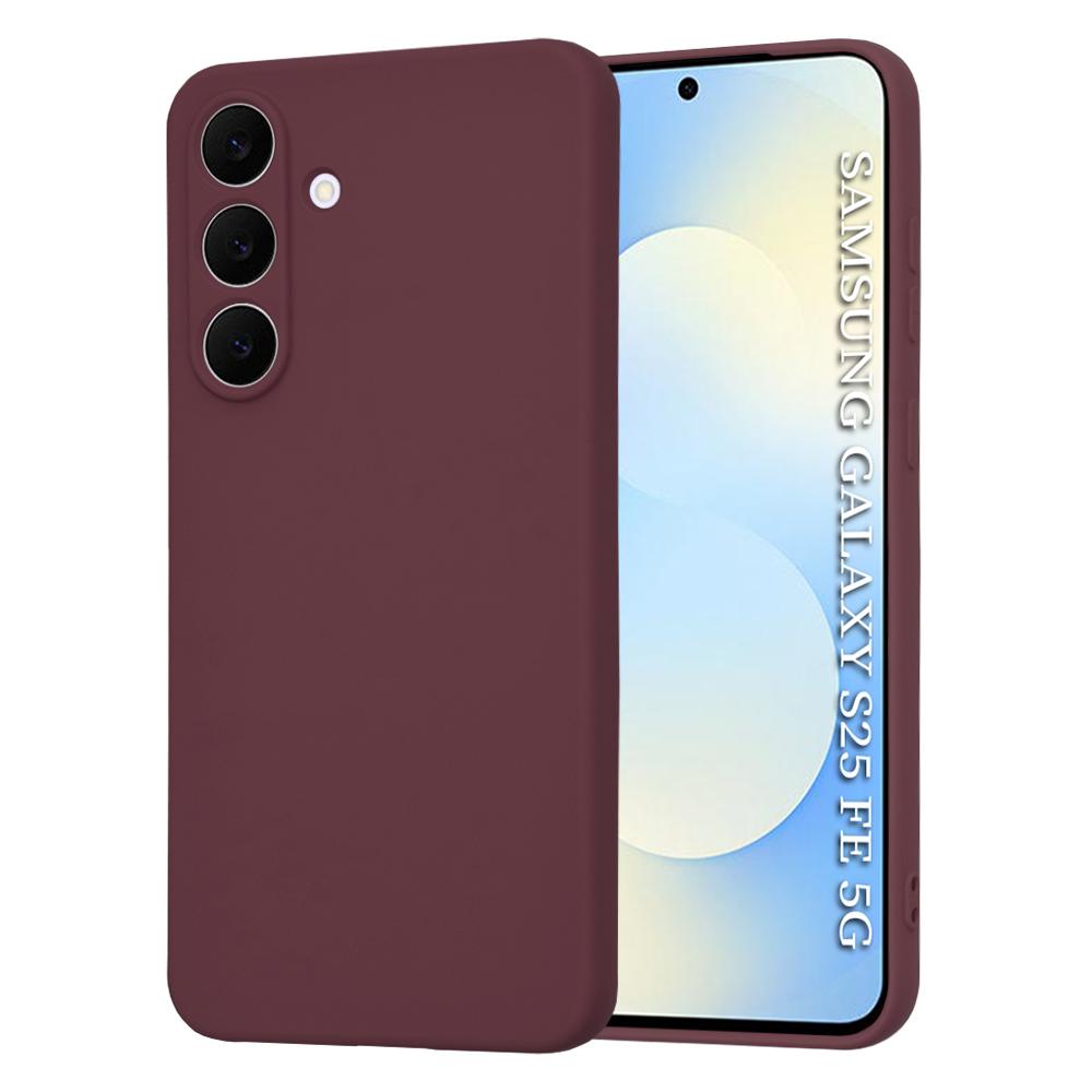 2646217 Coque Techsuit SoftFlex pour Samsung Galaxy S25 FE - Plum Red – Image 1