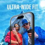 Protection d'écran PanzerGlass® Ultra-Wide Fit Screen Protector pour iPhone 16 / iPhone 15 - Black – Image 4