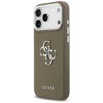 Coque Guess Hardcase Grained Big 4G Classic Logo pour iPhone 17 Pro Max - Brown – Image 5