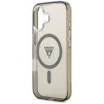 Coque Guess IML Gradient Triangle Logo MagSafe pour iPhone 17 - Khaki – Image 6