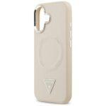 Coque Guess Hardcase Triangle Logo MagSafe pour iPhone 17 - Beige – Image 5