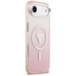 Coque Guess IML Gradient Triangle Logo MagSafe pour iPhone Air - Pink – Image 3