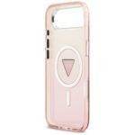 Coque Guess IML Gradient Triangle Logo MagSafe pour iPhone Air - Pink – Image 5
