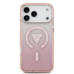 Coque Guess IML Gradient Triangle Logo MagSafe pour iPhone 17 Pro Max - Pink – Image 2