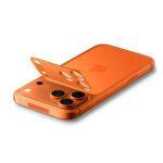 Lot de 2 protections d'objectif Spigen Optik.tR EZ Fit Pro Camera Glass pour iPhone 17 Pro Max - Orange – Image 4