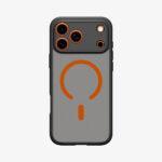 Coque Spigen Ultra Hybrid MagSafe pour iPhone 17 Pro - Frost Black / Orange – Image 2