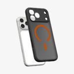 Coque Spigen Ultra Hybrid MagSafe pour iPhone 17 Pro Max - Frost Black / Orange – Image 4