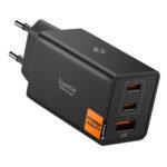 Chargeur mural Spigen Essential (EE673EU) USB, 2x Type-C, Charge rapide, Quantum Boost, 67W   - Black
