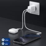 Chargeur mural Spigen Essential (EE202EU) USB, Type-C, Charge rapide, Quantum Boost, 20W   - White – Image 5