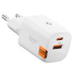 Chargeur mural Spigen Essential (EE352EU) USB, Type-C, Charge rapide, Quantum Boost, 35W   - White