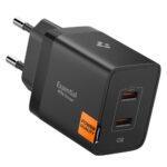 Chargeur mural Spigen Essential (EE472EU) 2x Type-C, Charge rapide, Quantum Boost, 47W   - Black