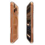 Coque Spigen Ultra Hybrid MagSafe pour iPhone 17 Pro Max - Clear / Orange – Image 4