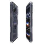 Coque Spigen Ultra Hybrid MagSafe pour iPhone 17 Pro - Clear / Deep Blue – Image 5