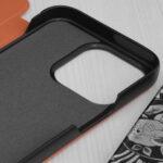Étui à rabat Techsuit eFold Series pour iPhone 15 Pro - Orange – Image 3