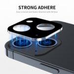 Protection d'objectif Techsuit Full Camera Glass pour iPhone 15 / iPhone 15 Plus - Black – Image 5
