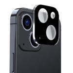 Protection d'objectif Techsuit Full Camera Glass pour iPhone 15 / iPhone 15 Plus - Black