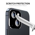 Protection d'objectif Techsuit Full Camera Glass pour iPhone 15 / iPhone 15 Plus - Black – Image 4