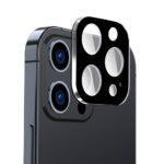 Protection d'objectif Techsuit Full Camera Glass pour iPhone 15 Pro / iPhone 15 Pro Max - Black