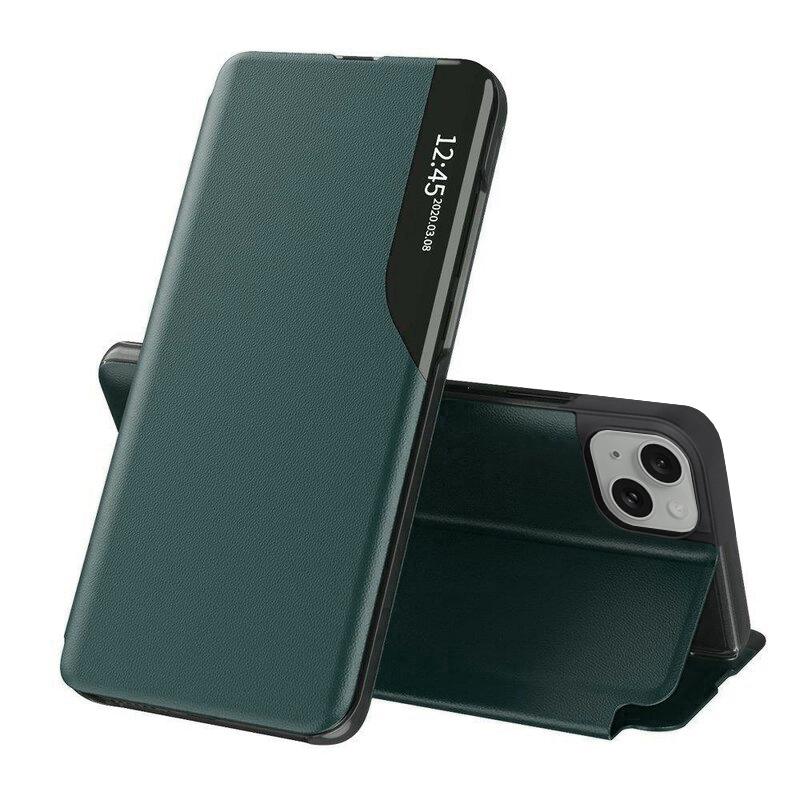 586975 Étui à rabat Techsuit eFold Series pour iPhone 15 Plus - Dark Green – Image 1