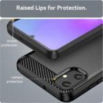 Coque Techsuit Carbon Silicone pour Samsung Galaxy A05 - Black – Image 6