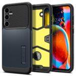 Coque Spigen Slim Armor pour Samsung Galaxy S23 FE - Metal Slate