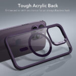 Coque MagSafe ESR Classic Hybrid HaloLock pour iPhone 14 Pro - Clear Purple – Image 2