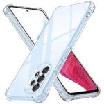 Coque Techsuit Shockproof Clear Silicone pour Samsung Galaxy A53 - Clear