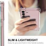 Coque Techsuit Shockproof Clear Silicone pour Samsung Galaxy S21 - Clear – Image 2