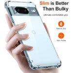 Coque Techsuit Shockproof Clear Silicone pour Google Pixel 8a - Clear – Image 2