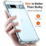 Coque Techsuit Shockproof Clear Silicone pour Google Pixel 7a - Clear – Image 2